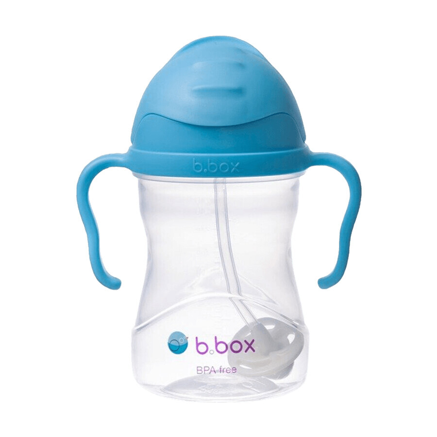 B.Box, vaso para aprender a beber, set 4 en 1, arándano, a partir de 4 meses, 240 ml