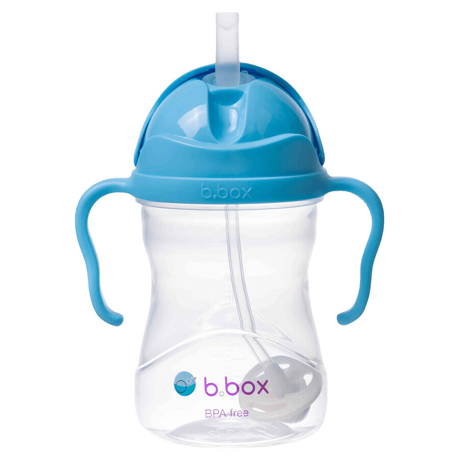 B.Box, vaso para aprender a beber, set 4 en 1, arándano, a partir de 4 meses, 240 ml