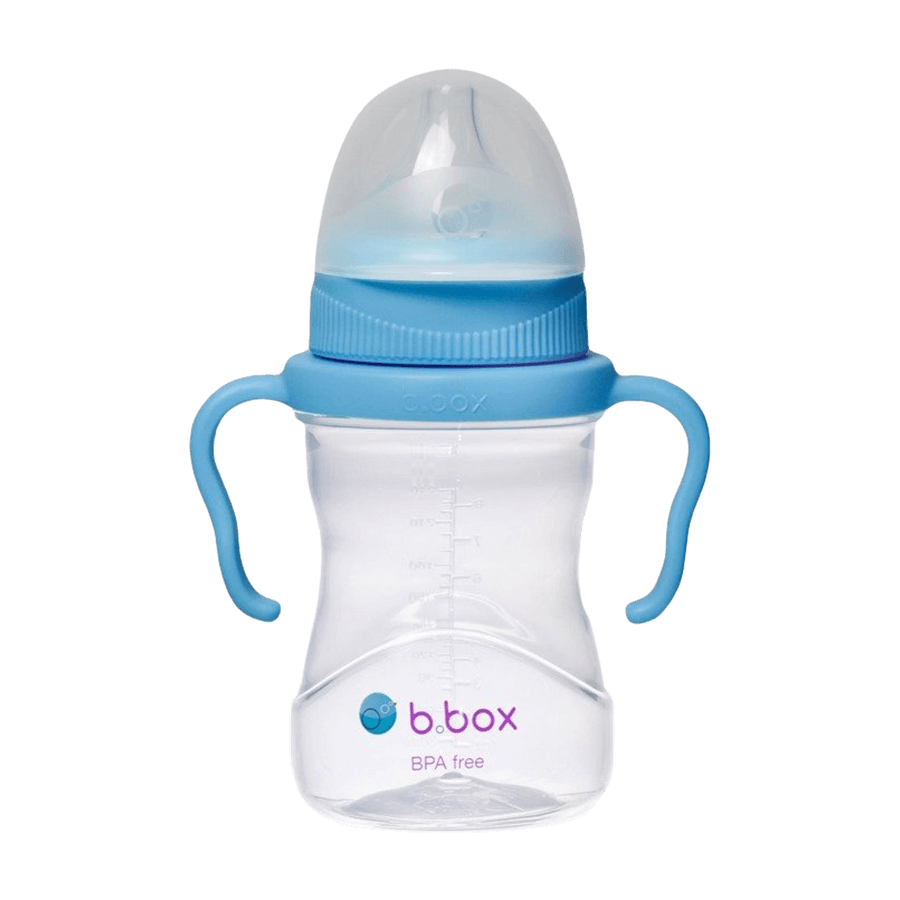 B.Box, vaso para aprender a beber, set 4 en 1, arándano, a partir de 4 meses, 240 ml