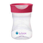 B.Box, tazza per imparare a bere, set 4 in 1, lampone, da 4 mesi, 240 ml