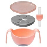 B.Box, vaso multiusos no bebible con pajita, set 4 en 1, Tutti Frutti, a partir de 6 meses, 1 unidad