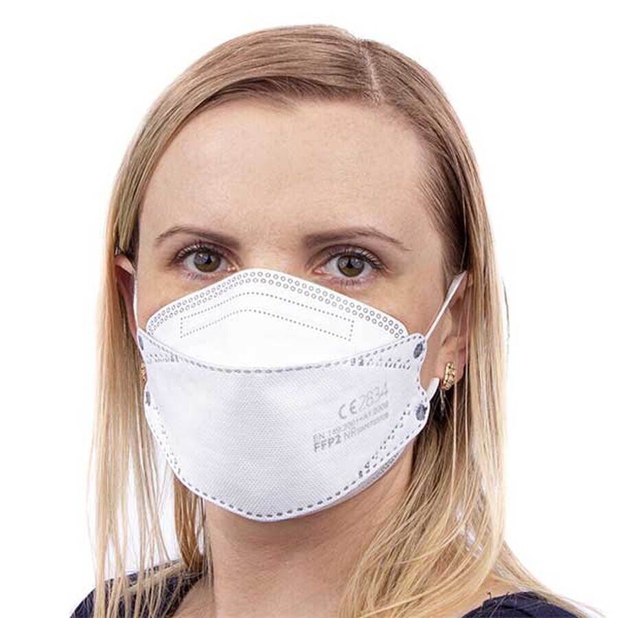 BMSS, media mascarilla filtrante con grafeno, 5 capas, clase FFP2, 1 pieza