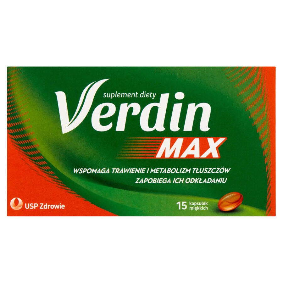 Verdin Max, 15 cápsulas blandas