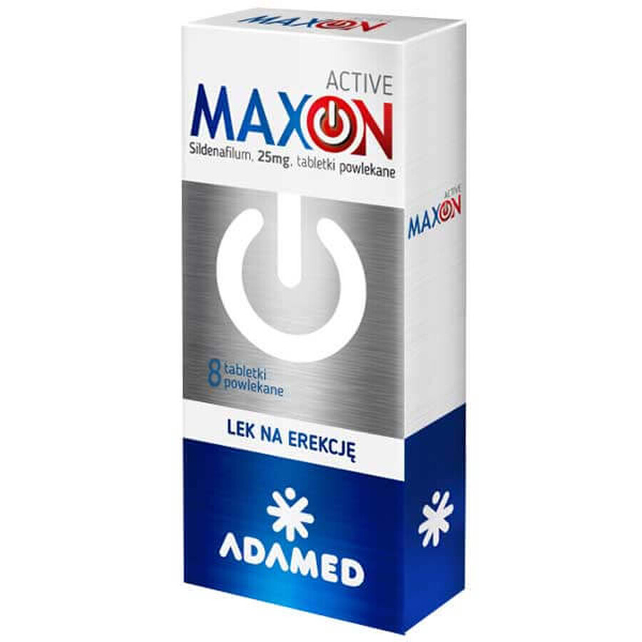 Maxon Active 25 mg, 8 Filmtabletten