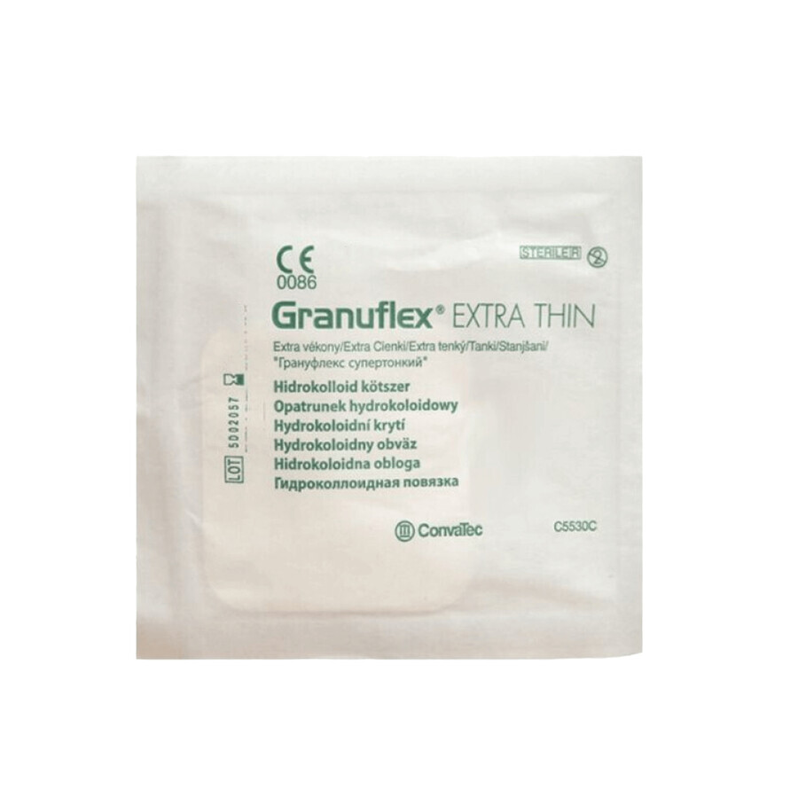 Granuflex Extra Thin, pansement hydrocolloïde 15 cm x 15 cm, 1 pièce