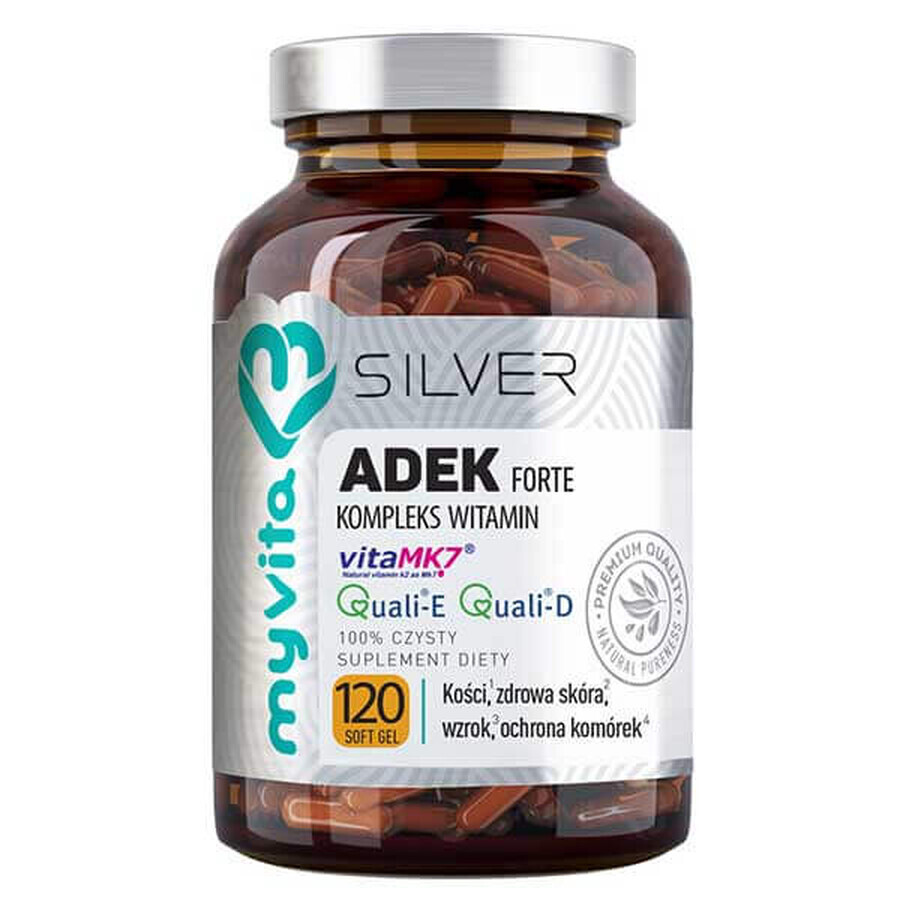 MyVita Silver ADEK Forte, 120 capsule