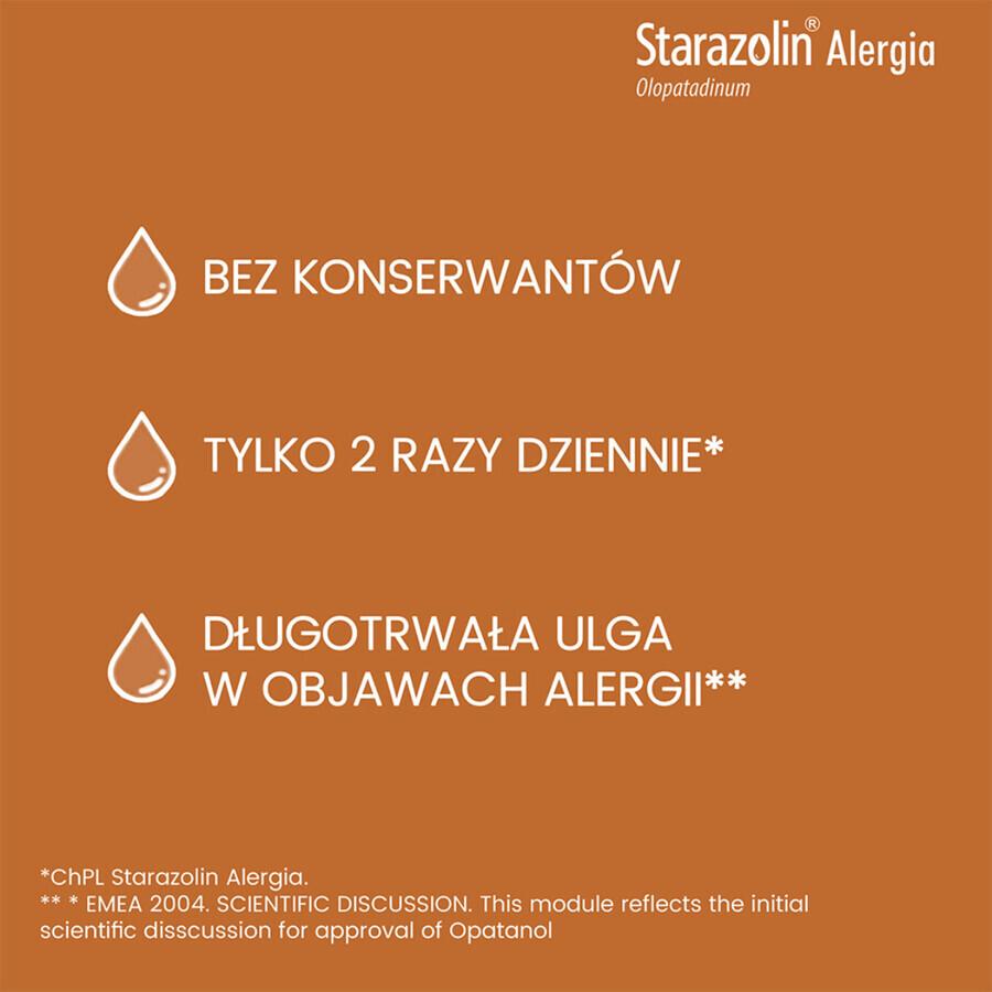 Starazolin Allergy, 1 mg/ml, eye drops, 5 ml