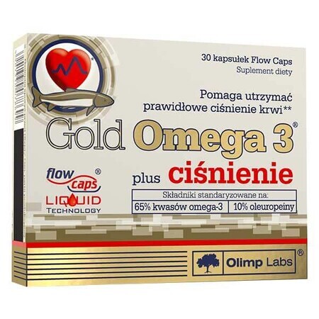 Olimp Gold Omega Plus Presión, 30 cápsulas