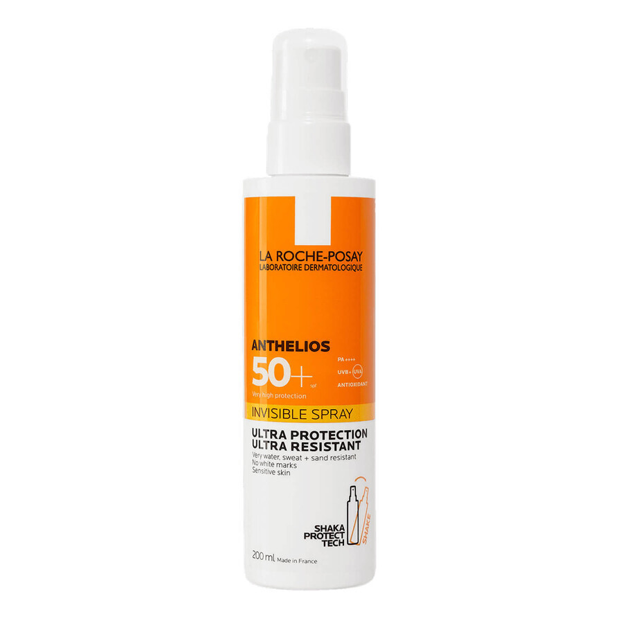 La Roche-Posay Anthelios, spray protector invisible, SPF 50+, 200 ml