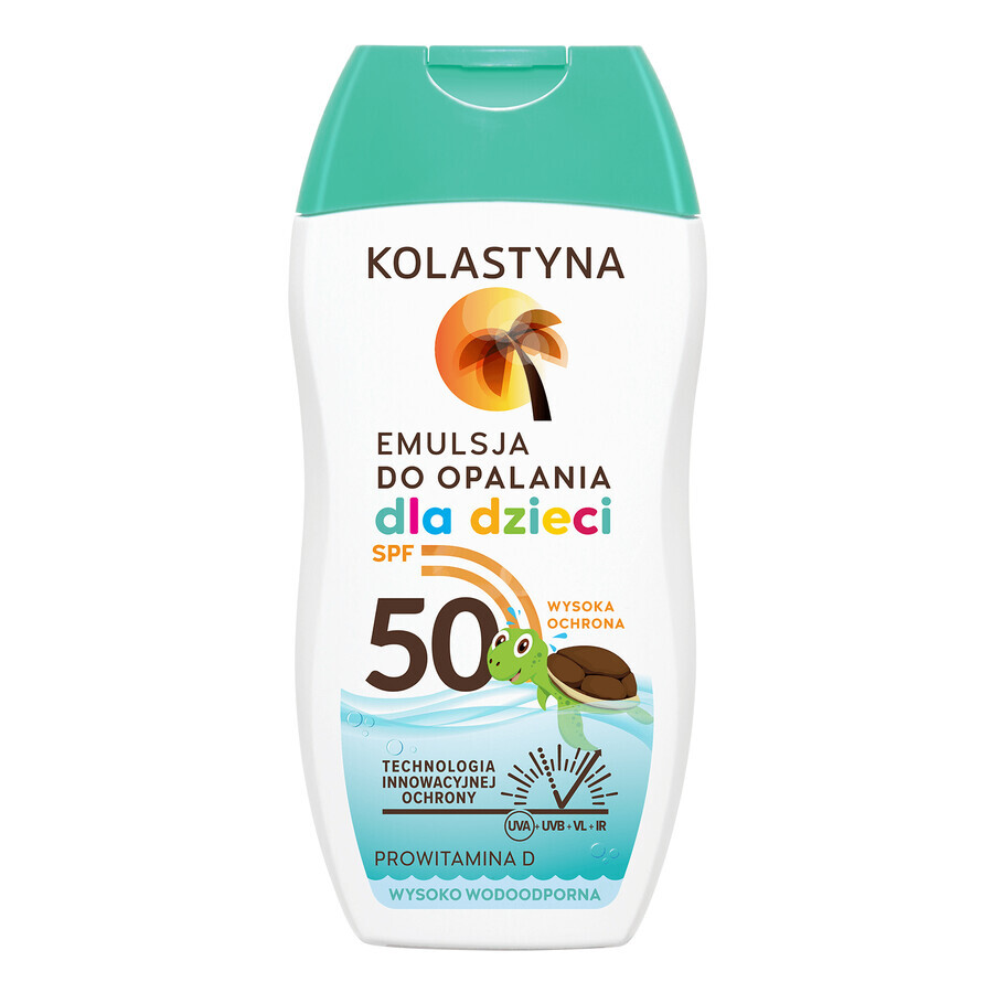 Kolastyna, emulsión solar para niños, FPS 50, 150 ml