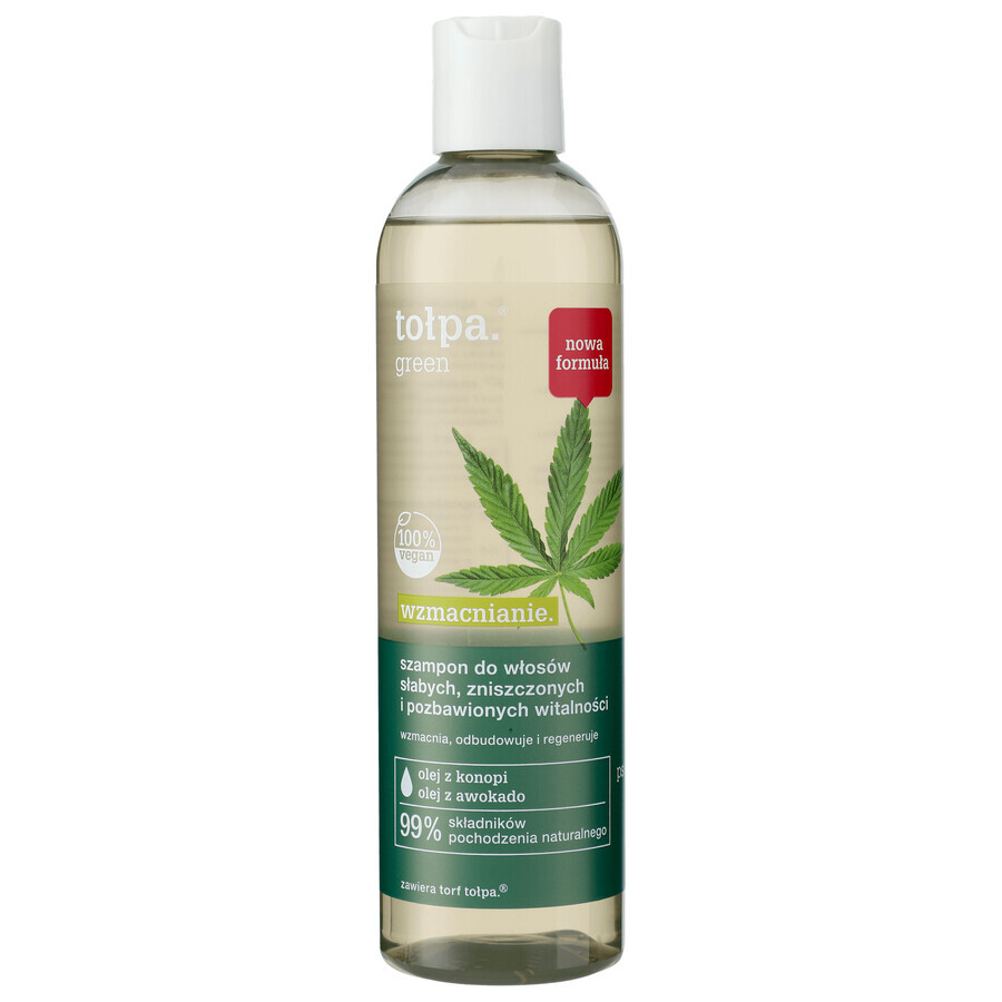 Tołpa Green Strengthening, shampoo per capelli deboli, danneggiati e privi di vitalità, 300 ml