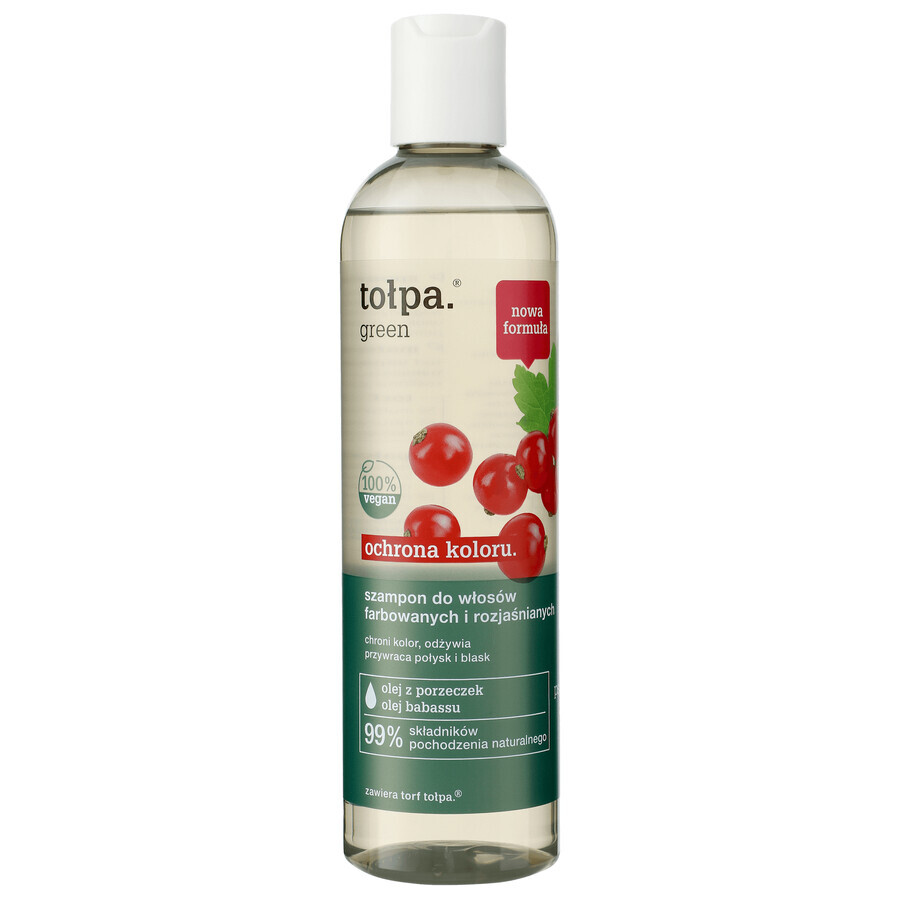 Tolpa Green Color Protection, shampoo for dyed and bleached hair, 300 ml