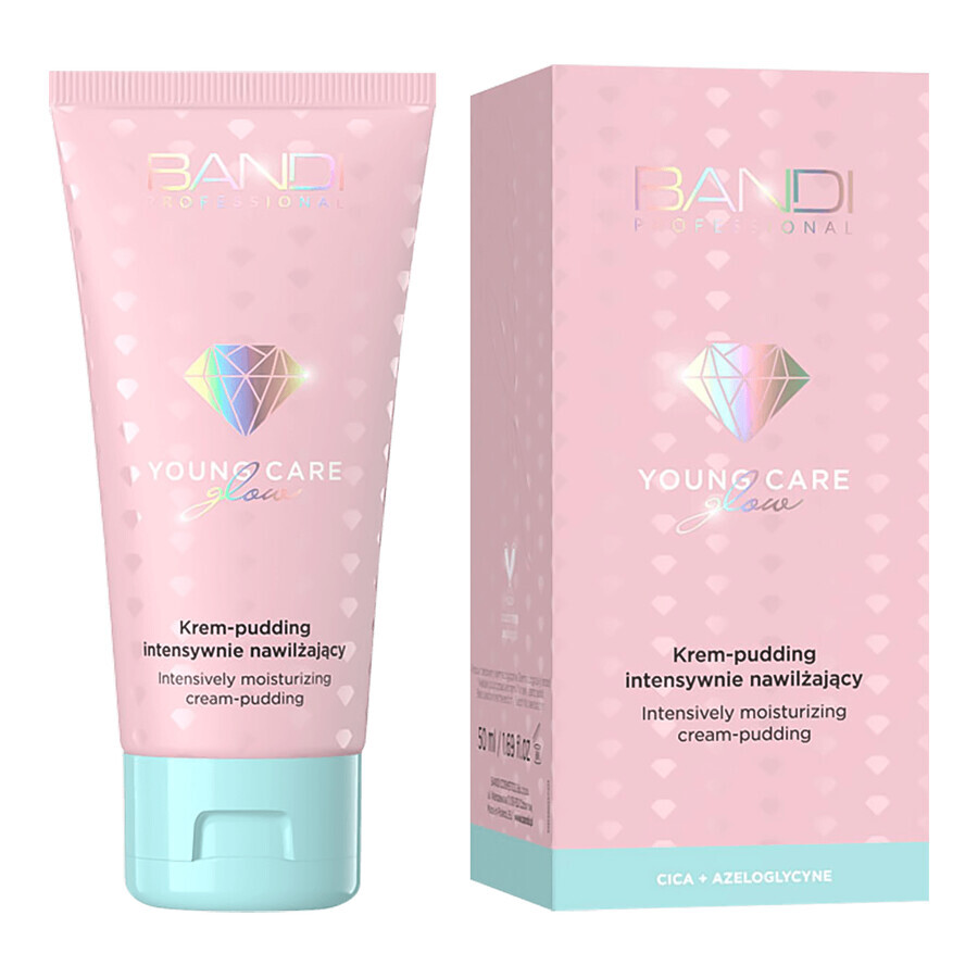 Bandi Young Care Glow, intensief hydraterende crème-pudding, cica + azeloglycine, 50 ml