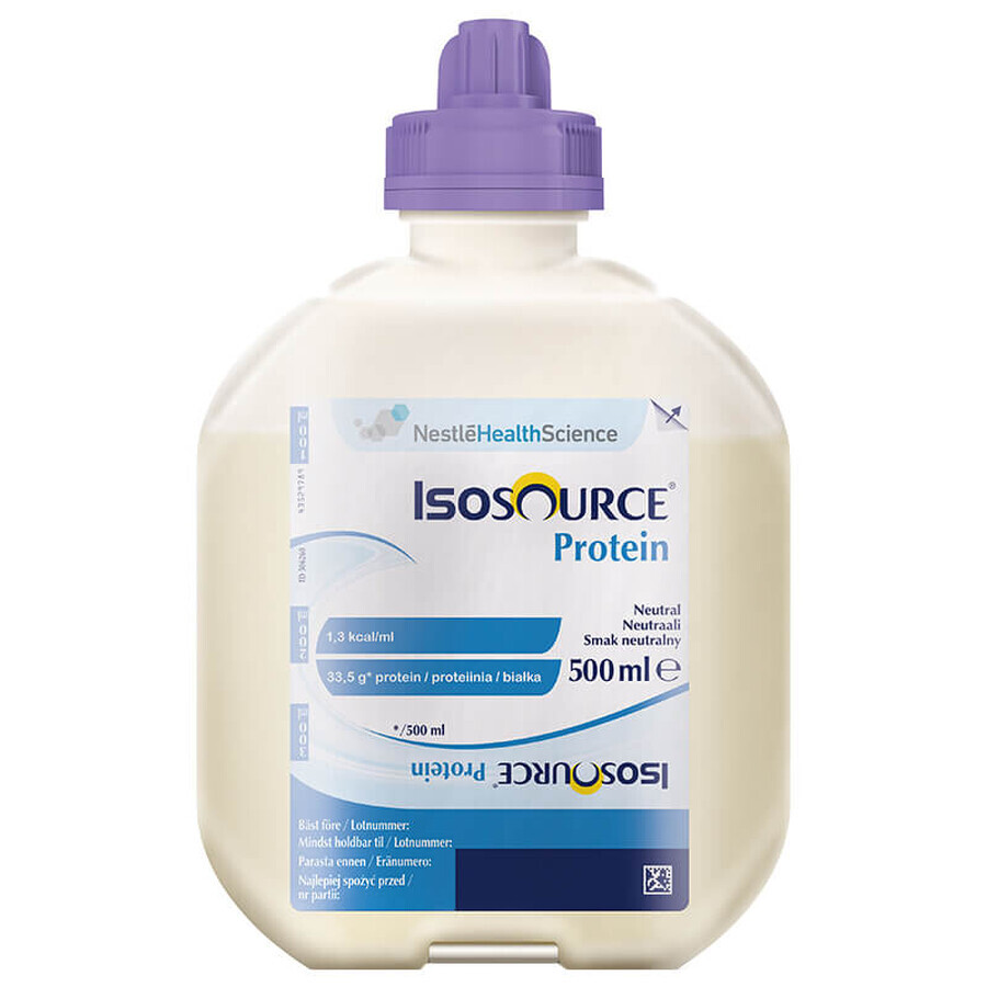 Isosource Protein, líquido, sabor neutro, 500 ml