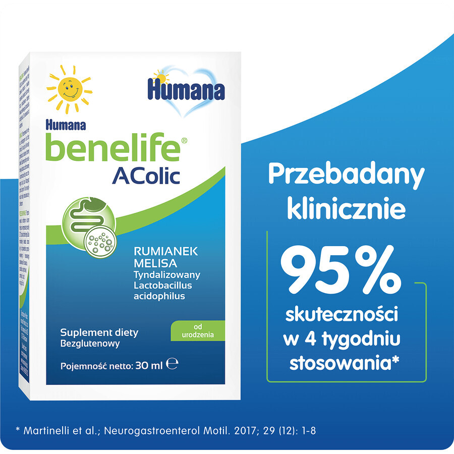 Humana Benelife Acolic, desde el nacimiento, 30 ml