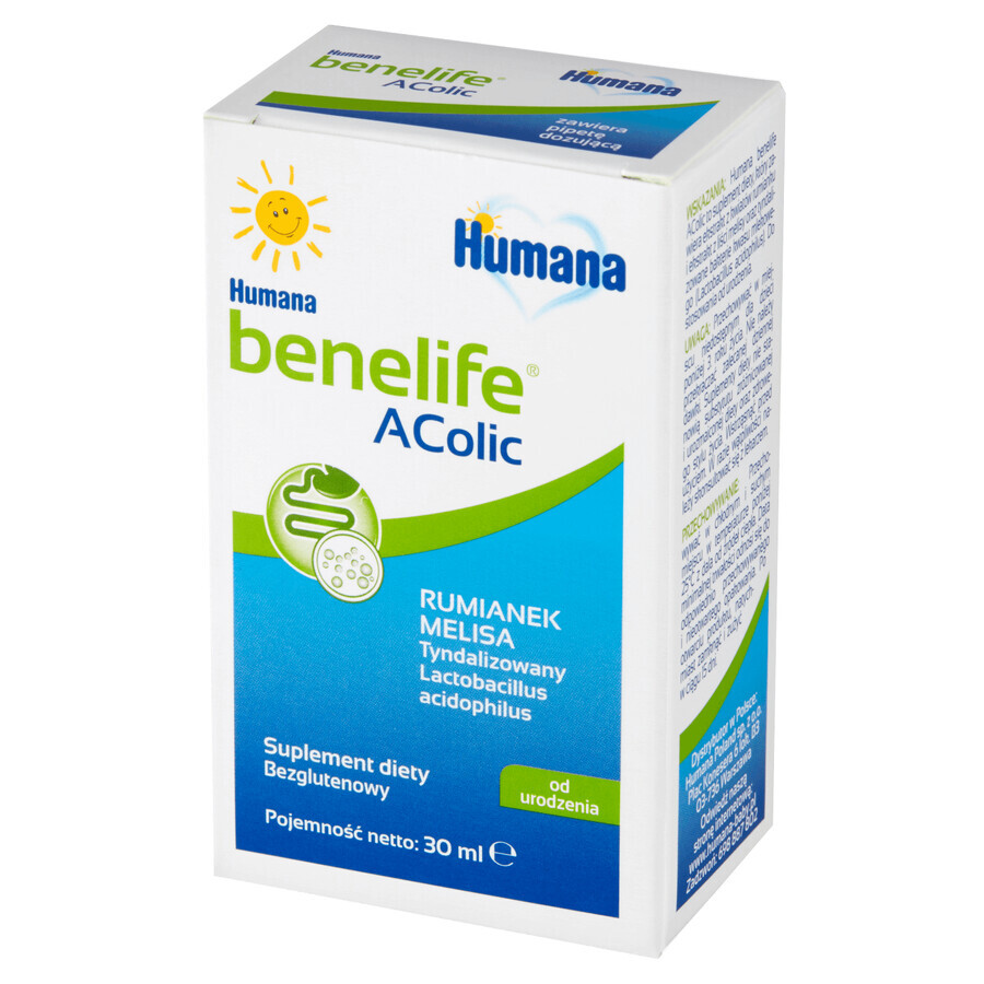 Humana Benelife Acolic, desde el nacimiento, 30 ml