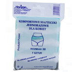 Horizon Postpartum Panties, Disposable, Size 38, 7 Pc