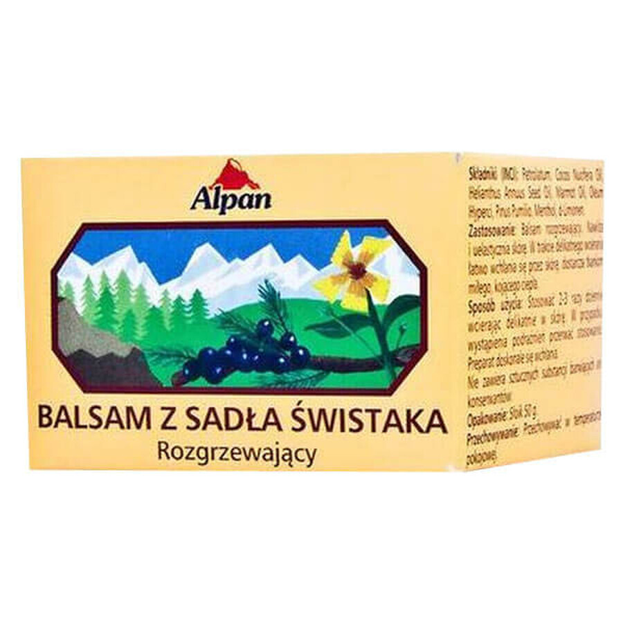 Alpan, marmot warming balm, 50 g