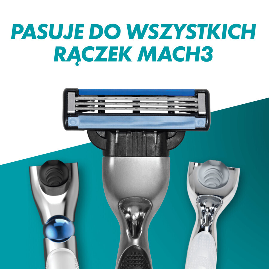 Gillette Mach 3, cartuchos de repuesto, 5 piezas