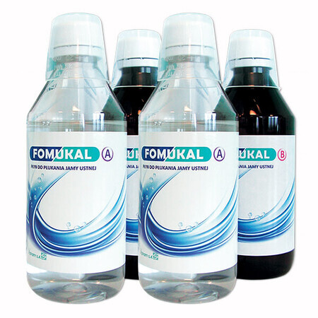 Fomukal, collutorio, 2 x 225 ml + 2 x 225 ml