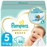 Pampers Premium Care, luiers maat 5, 11-16 kg, 88 stuks