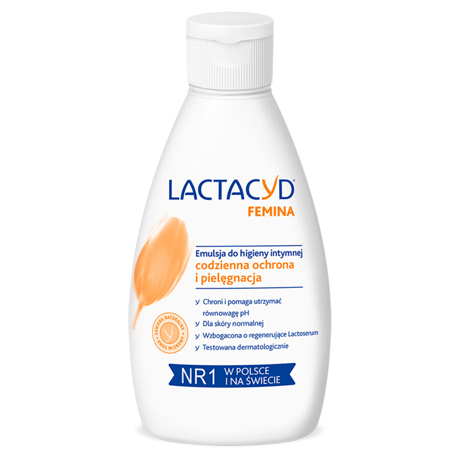 Lactacyd Femina, emulsion for intimate hygiene, 200 ml