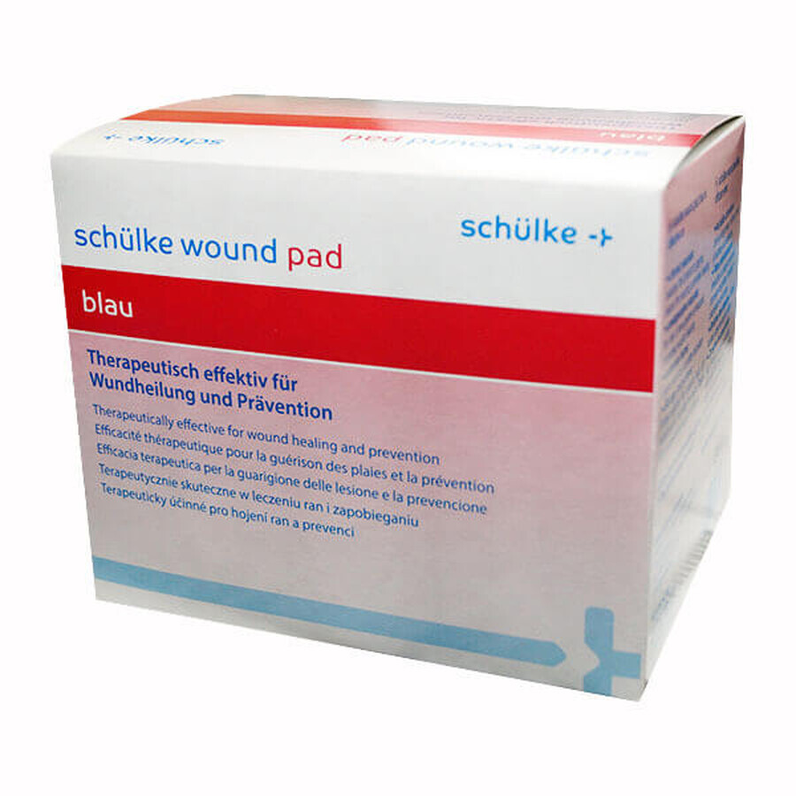 Schulke Wound Pad, medicazioni per ferite, blu, 10 pezzi