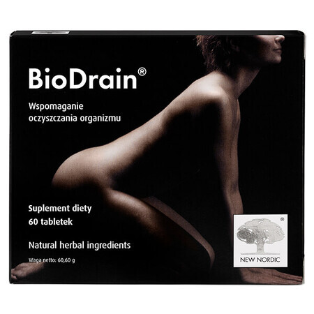 New Nordic BioDrain, 60 comprimés