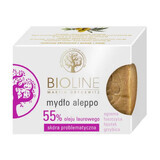 Bioline, Aleppo soap 55% laurel oil, 200 g