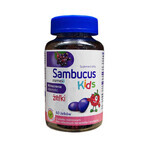 Gominolas Sambucus Kids, sabor frambuesa, 60 piezas