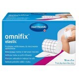 Omnifix Elastic, adhesivo no tejido para fijar apósitos, 10 cm x 5 m, 1 pieza