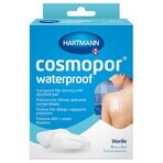 Cosmopor Waterproof, apósito absorbente, autoadhesivo, impermeable, estéril, transparente, 10 cm x 8 cm, 5 piezas