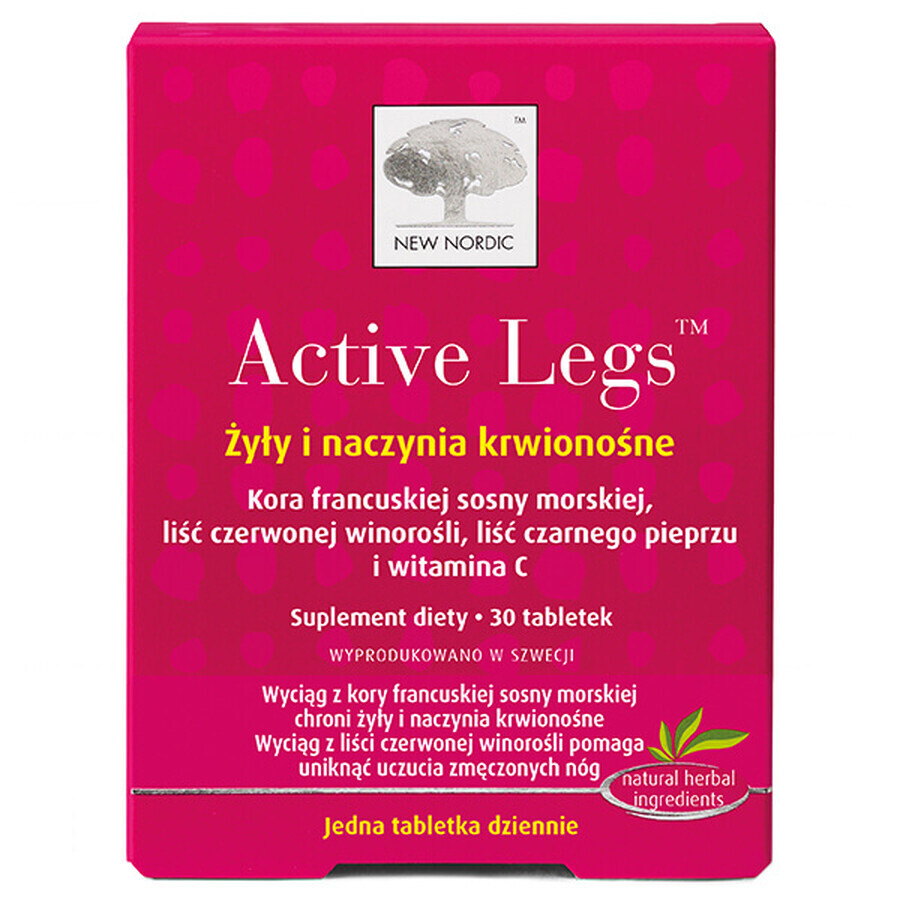 New Nordic Active Legs, 30 tablets