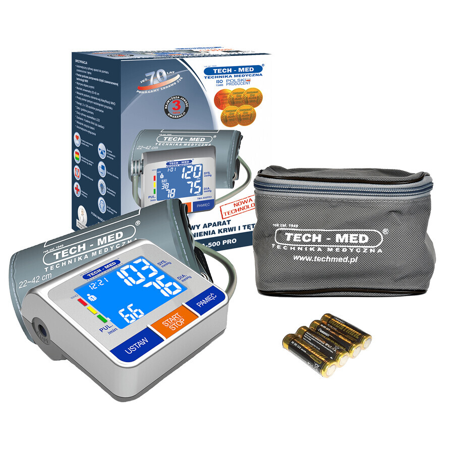 Tech-Med TMA-500 Pro Automatic Upper Arm Blood Pressure Monitor