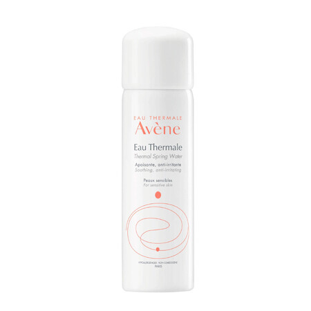 Avene, Agua termal para la cara y el cuerpo, 50 ml