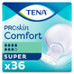 Tena Comfort ProSkin, pa&#241;ales anat&#243;micos, Super, 36 unidades