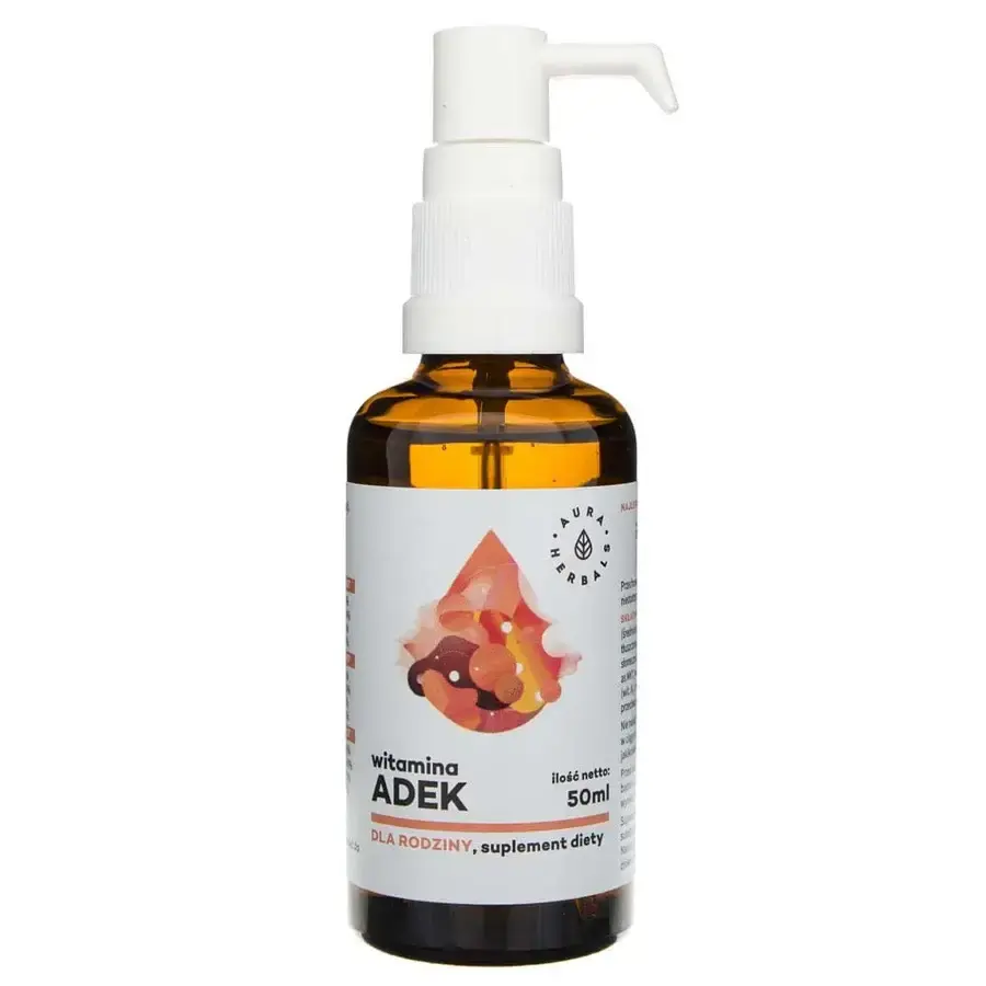 Aura Herbals Vitamina ADEK para la Familia, gotas, 50 ml