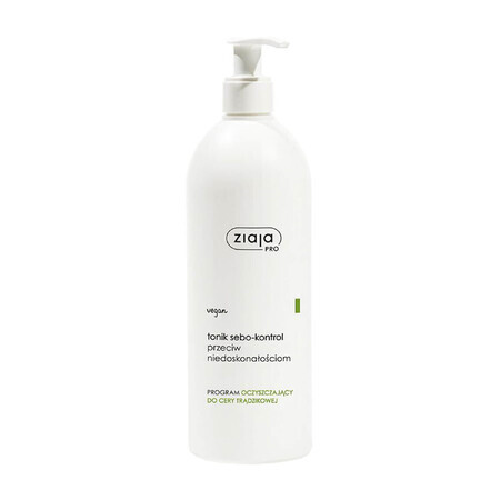 Ziaja Pro, tónico sebocontrolador contra imperfecciones, 500 ml