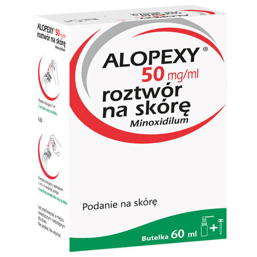 Alopexy 5 % (50 mg/ml) solución para aplicación cutánea, 60 ml