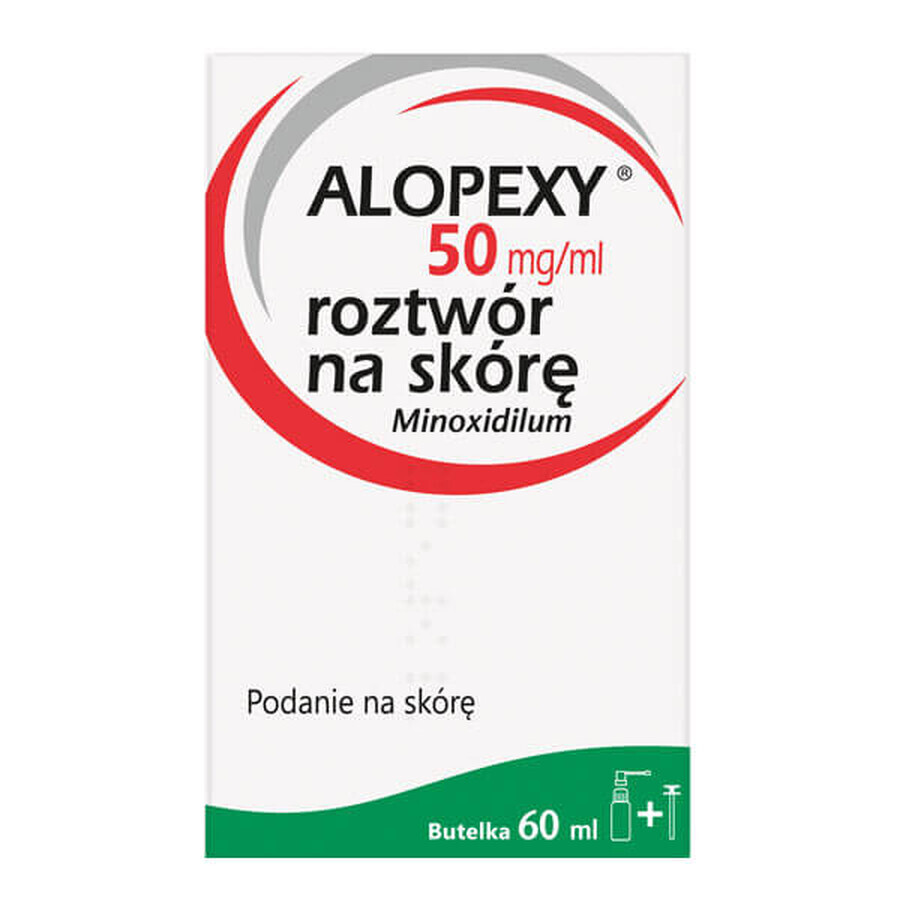 Alopexy 5 % (50 mg/ml) solución para aplicación cutánea, 60 ml