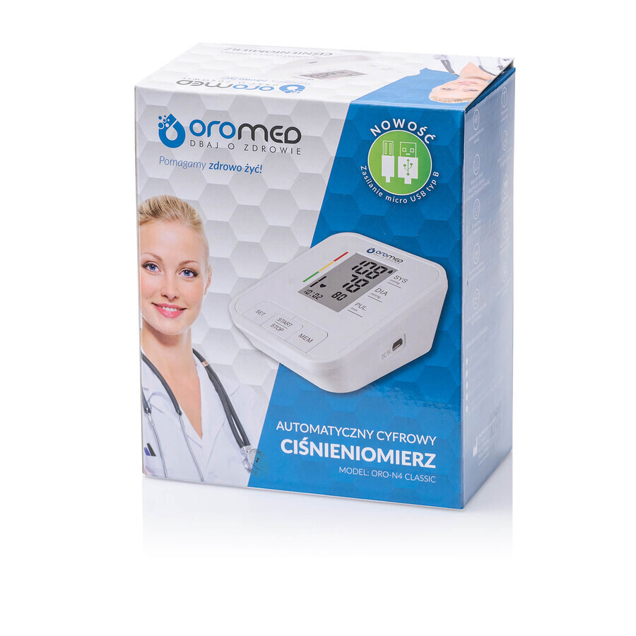 Oromed Oro-N4 Classic, tensiomètre électronique pour le bras