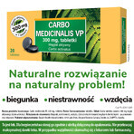 Carbo medicinalis VP 300 mg, activated carbon, 20 tablets