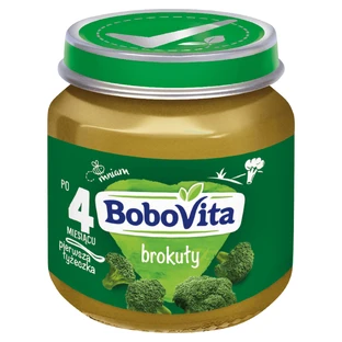 BoboVita Lunch, brócoli, después de 4 meses, 125 g