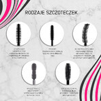 Eveline Cosmetics Mega Size Lashes, máscara, alargamiento y espesamiento, negro, 10 ml