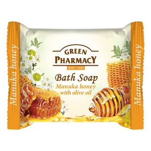 Green Pharmacy, săpun în baton, miere de manuka, 100 g