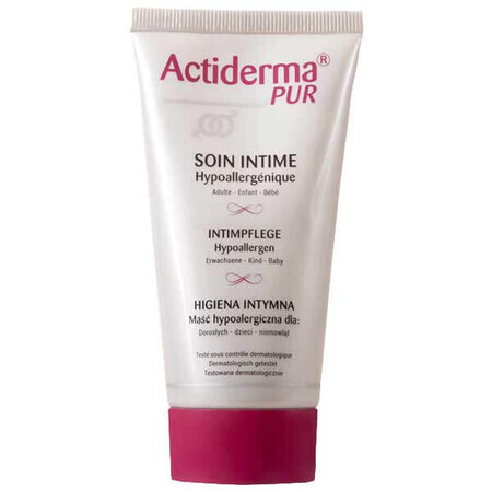 Actiderma Pur Intimhygiene, hypoallergene Salbe für Säuglinge, Kinder und Erwachsene, 75 ml