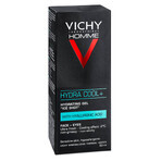 Vichy Homme Hydra Cool+, gel hidratante con efecto frío, 50 ml