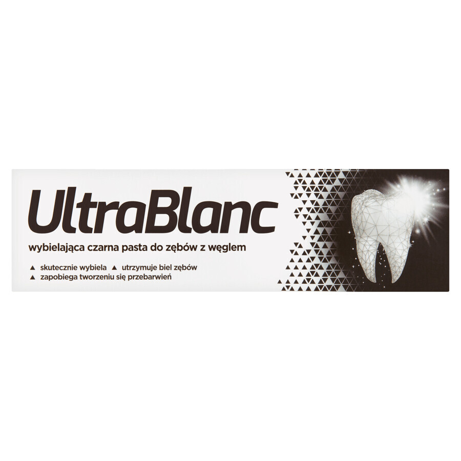 UltraBlanc, pasta de dientes blanqueadora con carbón activado, 75 ml