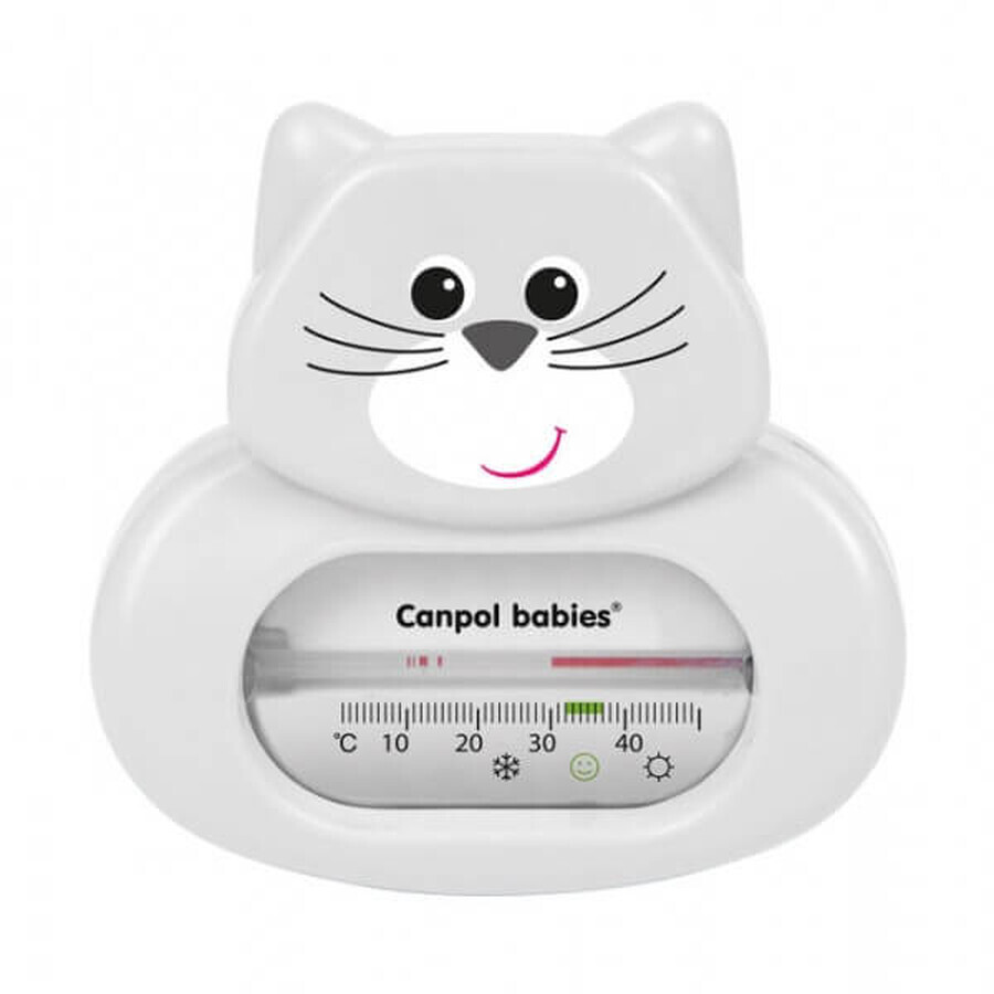 Canpol Babies, thermomètre de bain, chien/chat, 1 pièce