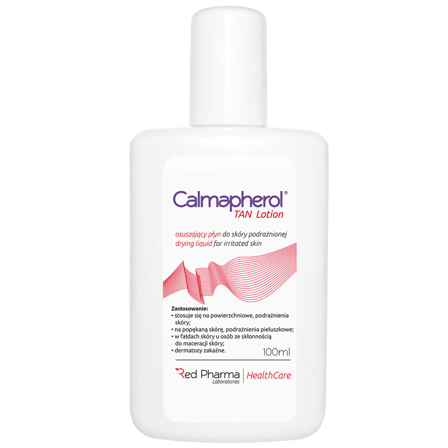 Calmapherol Tan Lotion, líquido secante para pieles irritadas, 100 ml